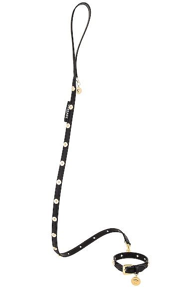 versace barocco leash and collar dog set|Luxury Pet Accessories: Designer Dog Collars, Clothes .